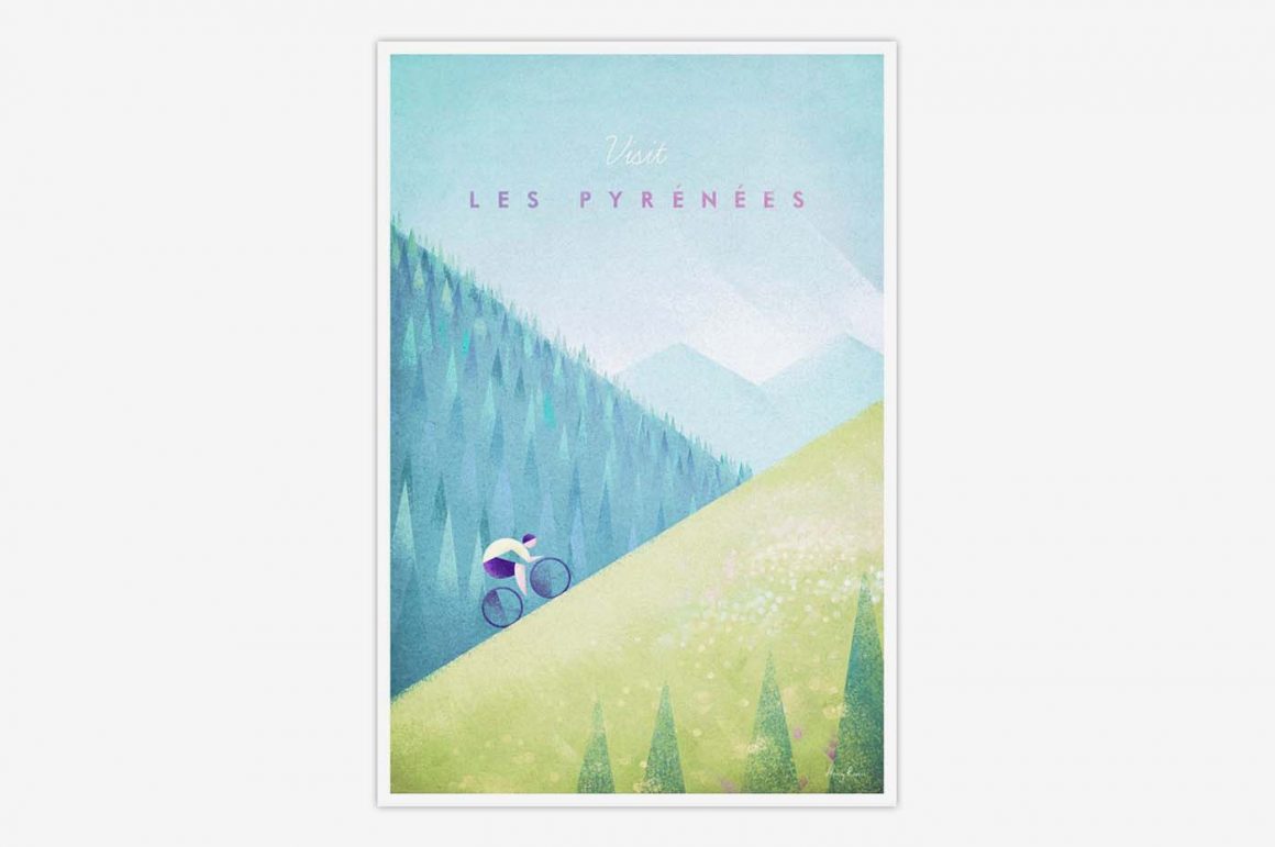 Poster Les Pyrenées