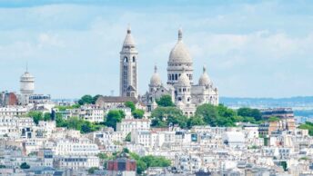 Uitzicht op Montmartre.